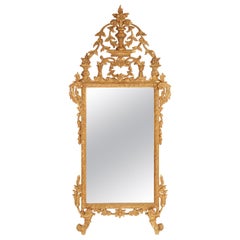 Louis XVI Style Gilt Wood Mirror