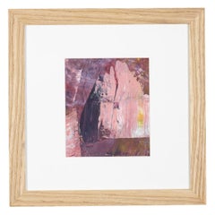 Violet Quartz by Kiefers Abstract Painting Framed