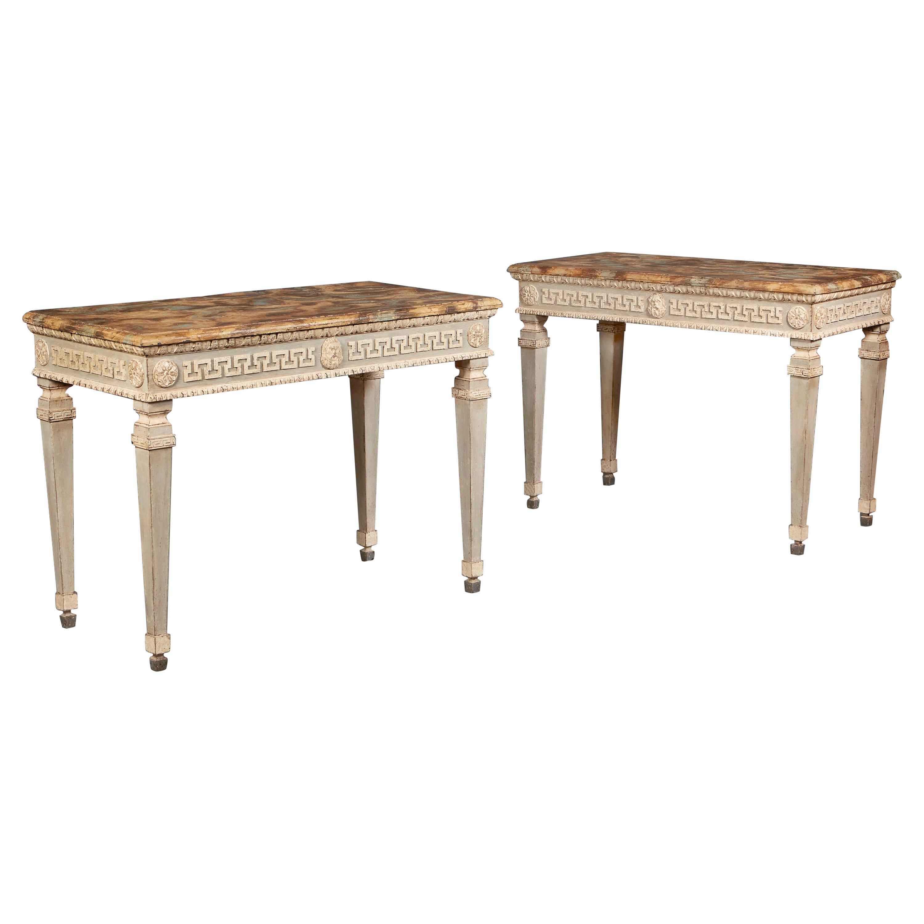 Pair of Late 19th Century Kentian Console Tables For Sale