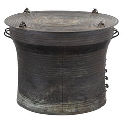 Vintage Southeast Asian Rain Drum, 20th Century