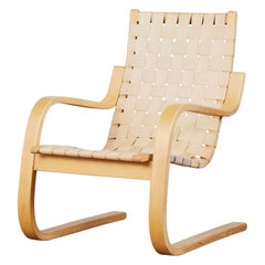 Alvar Aalto Cantilevered Lounge Chair for Artek