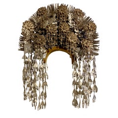 Vintage Minangkabau Crown Headdress, Suntiang, Mid 20th Century, Sumatra, Indonesia