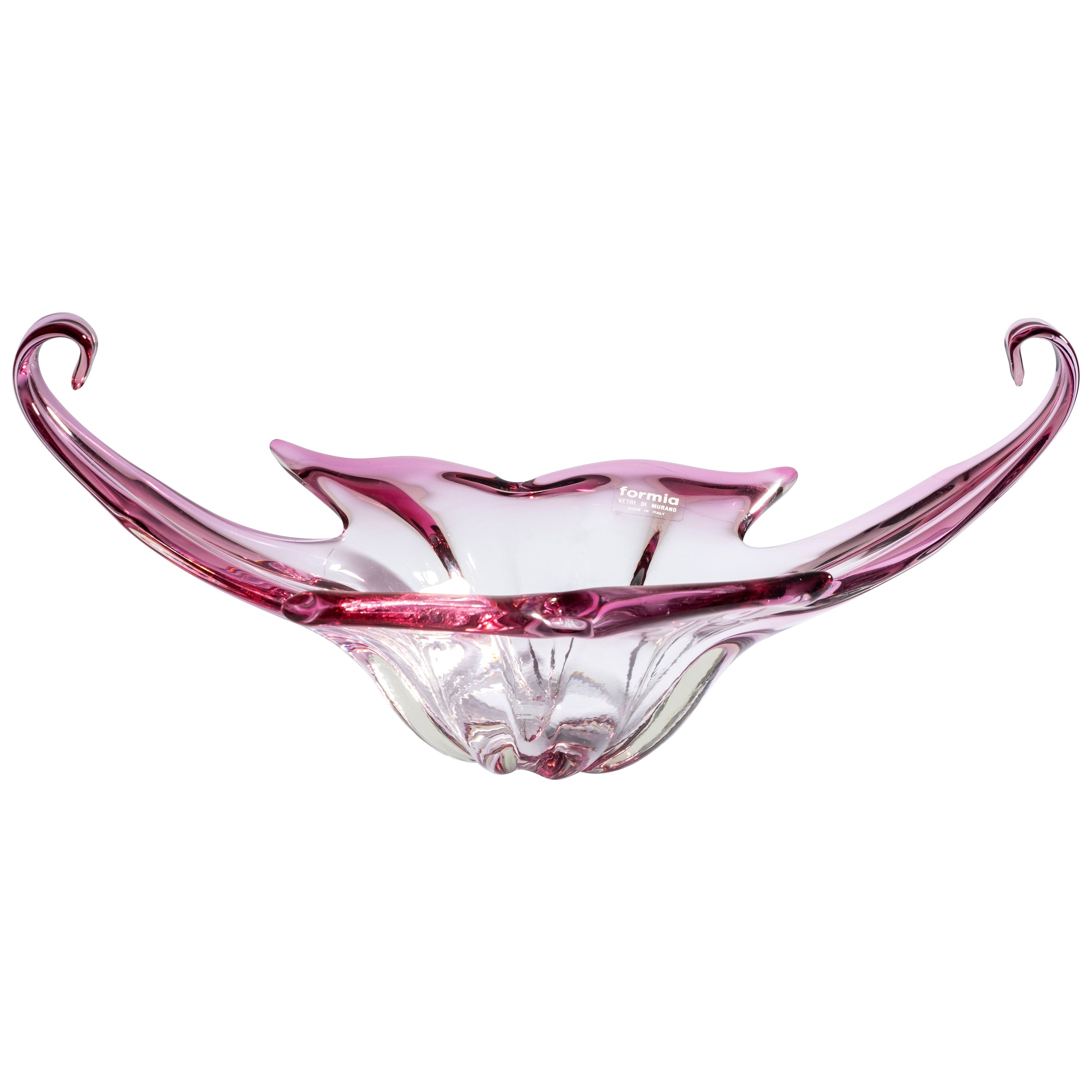 Hand Blown Murano Glass Centrepiece from Formia Vetri, Italy, 1960's For Sale