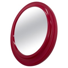 Retro 1980's Italian Round Wall Mirror