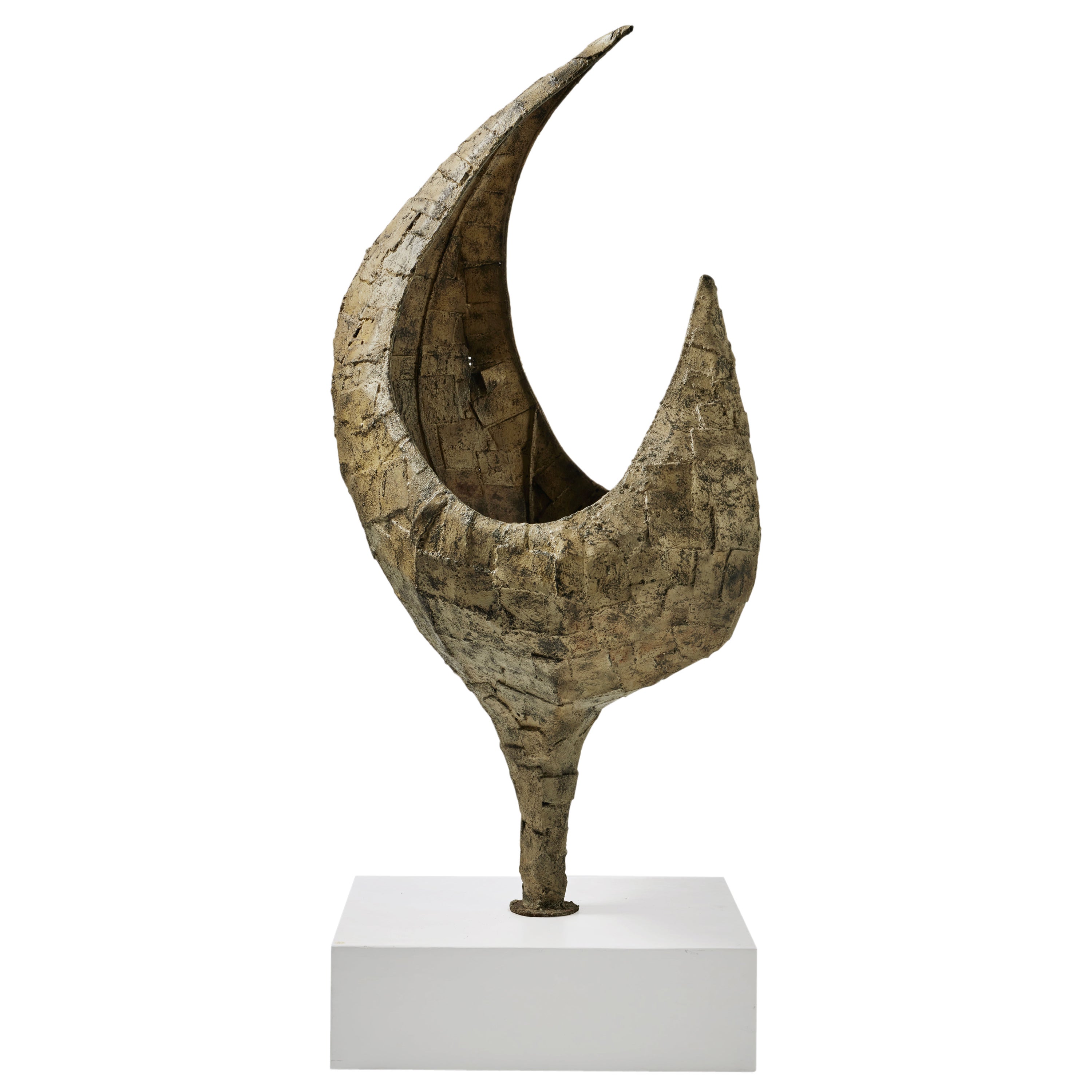 Paul Evans - Sculpture en acier polychromé