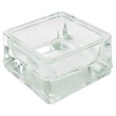 Vintage Lumax Molded Glass Desk Accessory Ashtray Catchall, Design by Le Corbusier