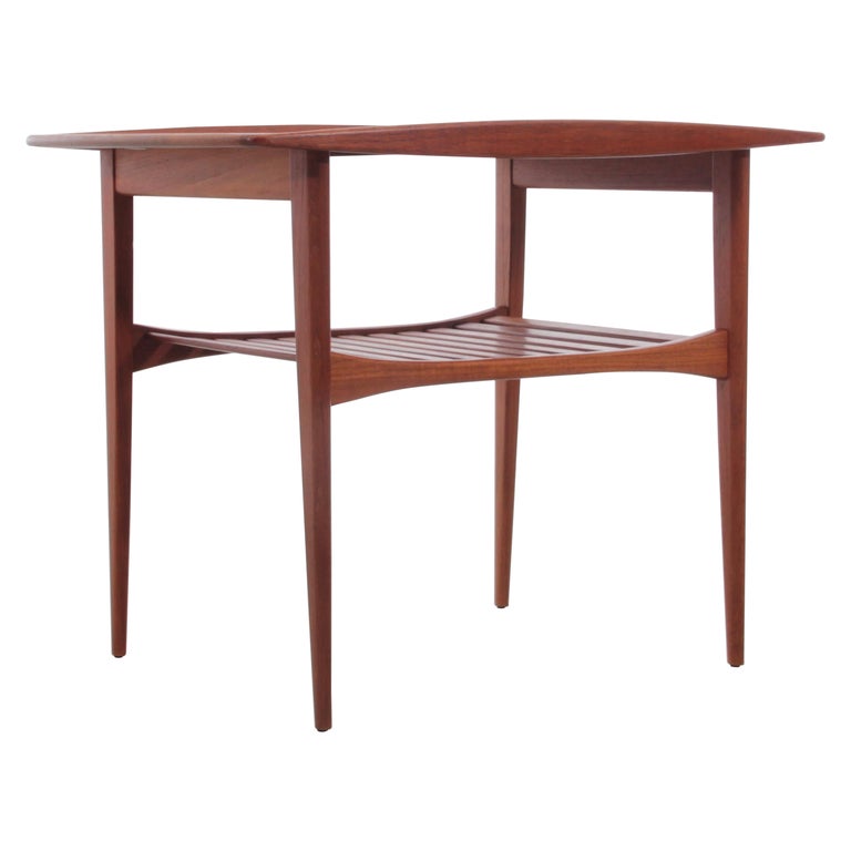 MidCentury Modern Side Table in Teak by Tove and Edvard KindtLarsen For Sale at 1stDibs