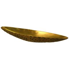 1960's Oval Bronze Dish signed Svensk Denmark 11