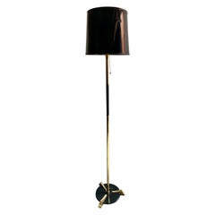 Spanish Floor Lamp 70s, in Lacquered Metal, Brass and Bronce