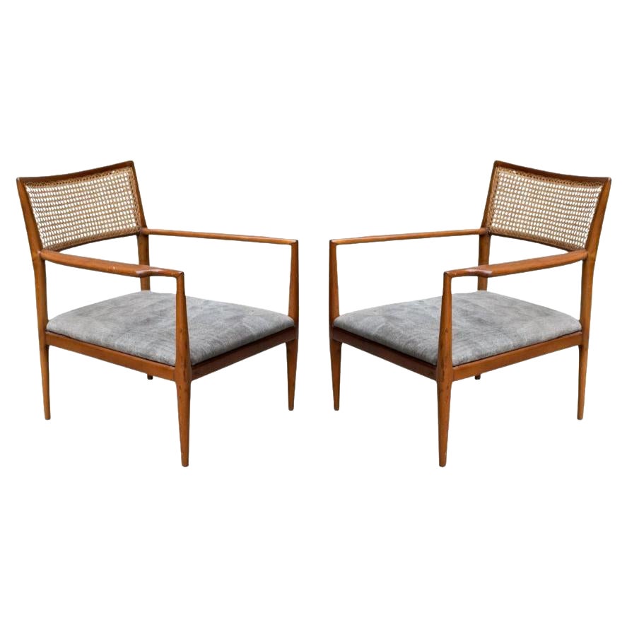 Pair of Vintage Mid-Century Armchairs by Carlos Milan For Sale