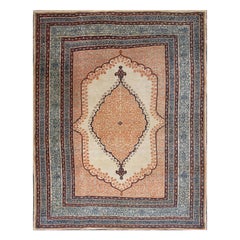 Antique 19th Century Persian Haji Jalili Tabriz Carpet ( 4'8" x 6' - 143 x 183 )