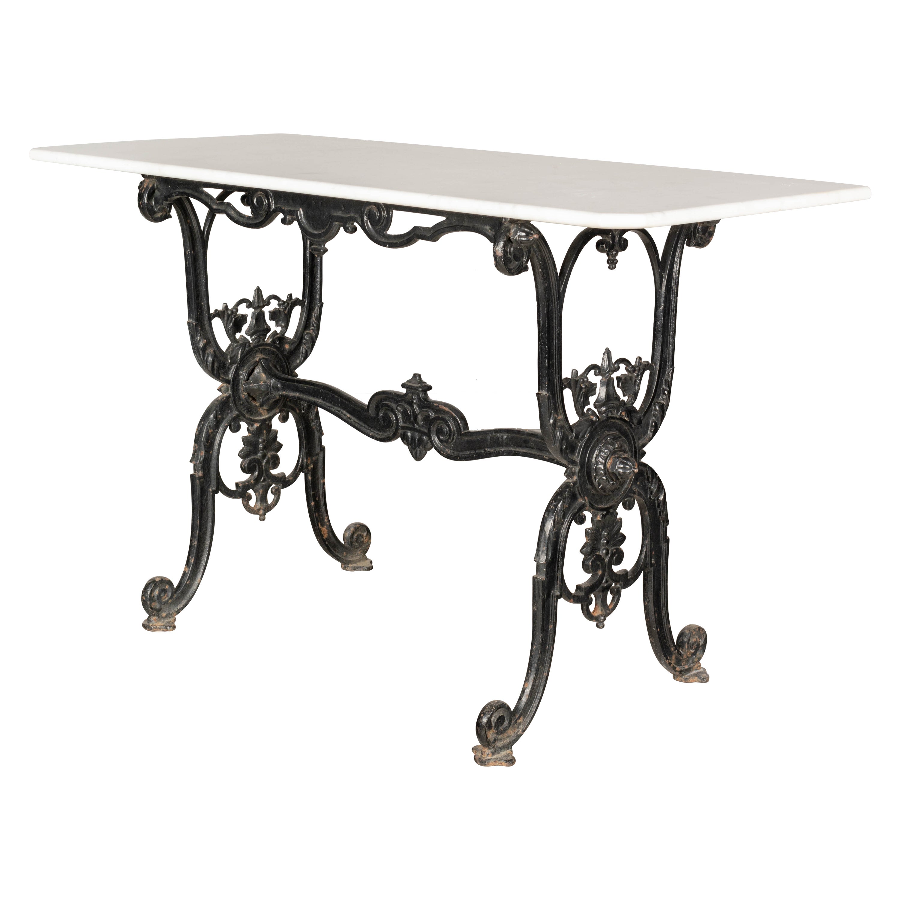 Robinson Industrial Cast Iron Table Base For Sale at 1stDibs antique