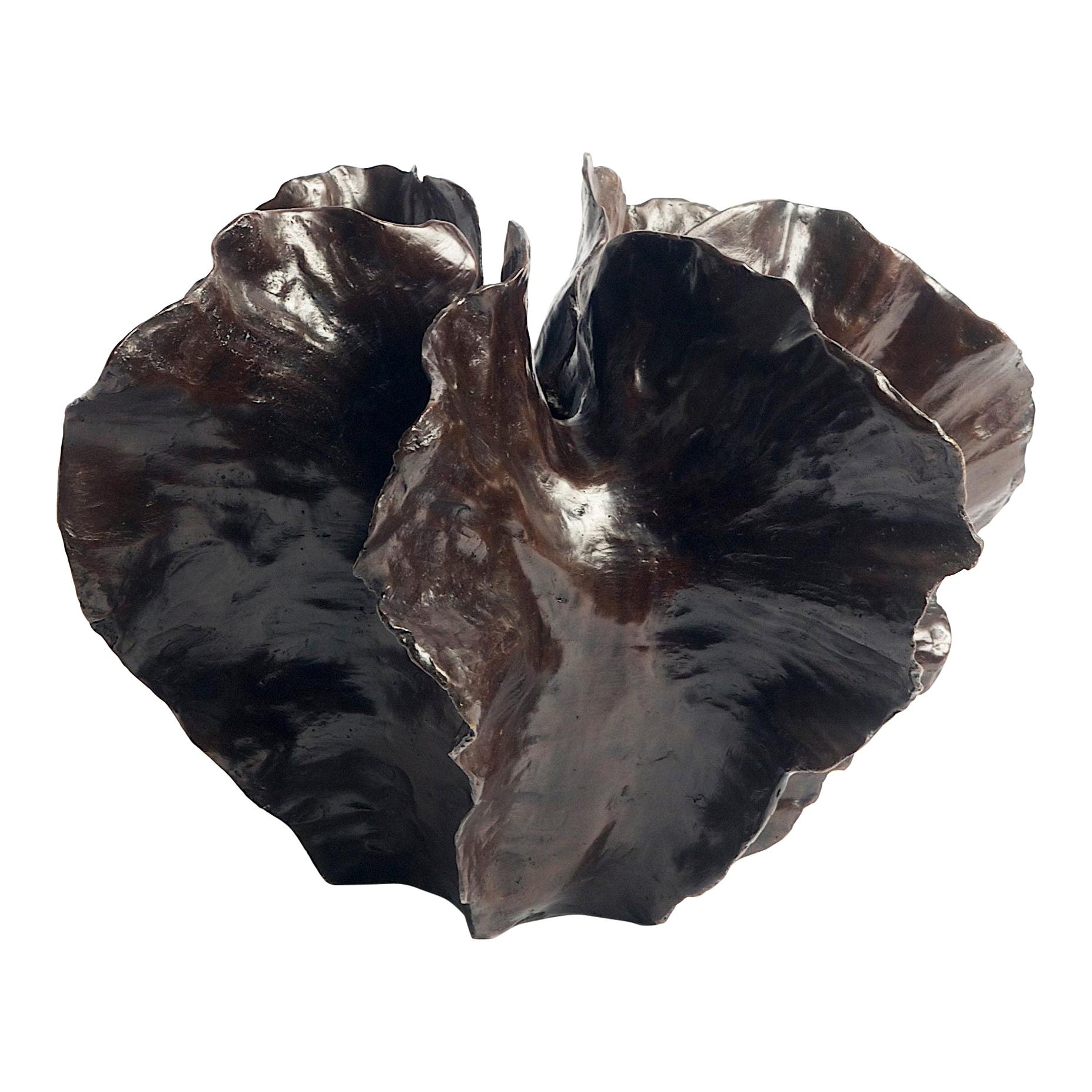 Bronze Hana Vase and Sculpture Lost Wax Casting, Small Size by Elan Atelier For Sale at 1stDibs