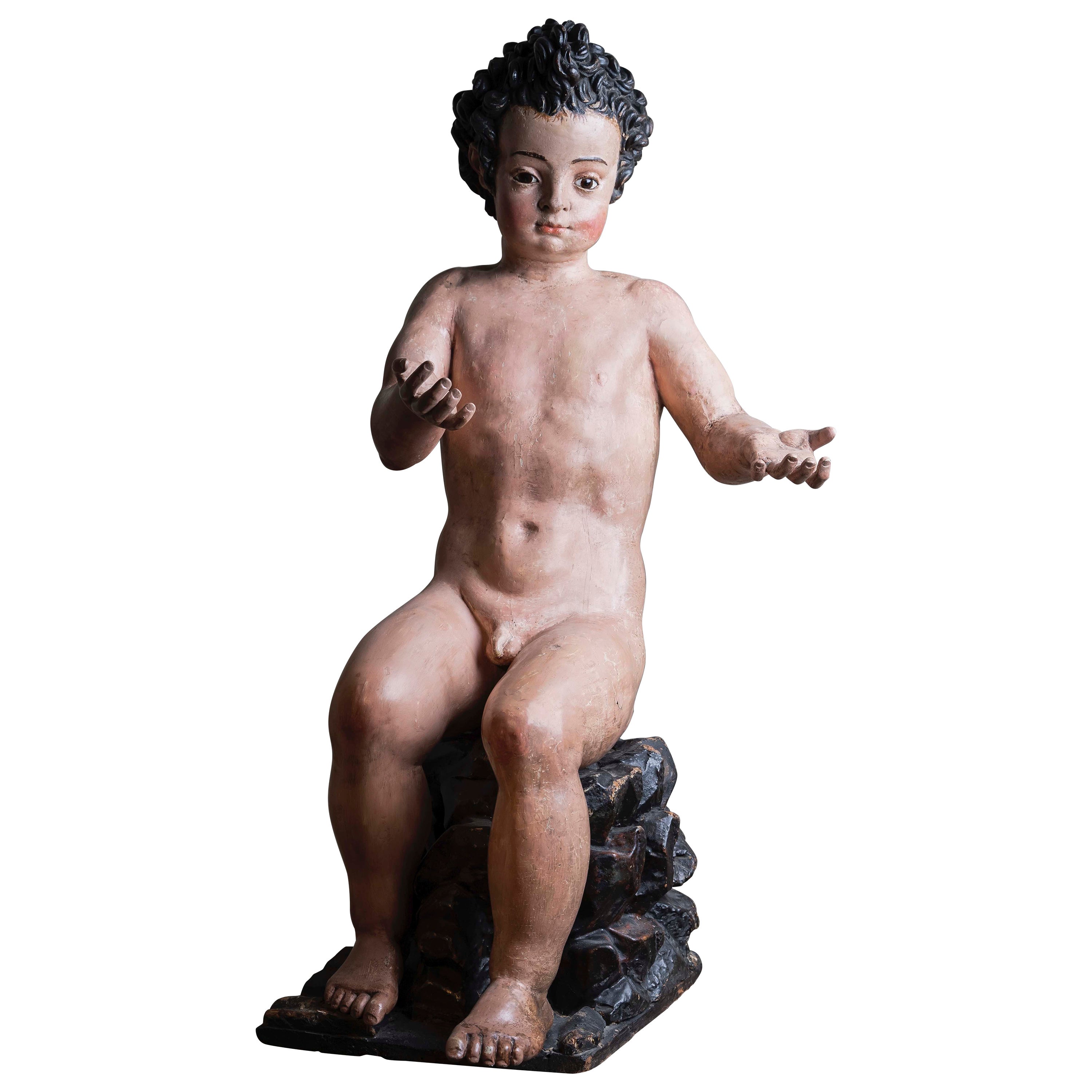 Cercle de Juan Martinez Montañés '1568-1649', Infant St Jean Baptiste 