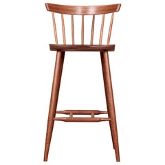 Trona Mira Nakashima de 4 patas basada en un diseño de George Nakashima, EE.UU.