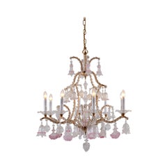 Antique Beautiful Original Maria Theresia Chandelier in the Baroque Style from 1880