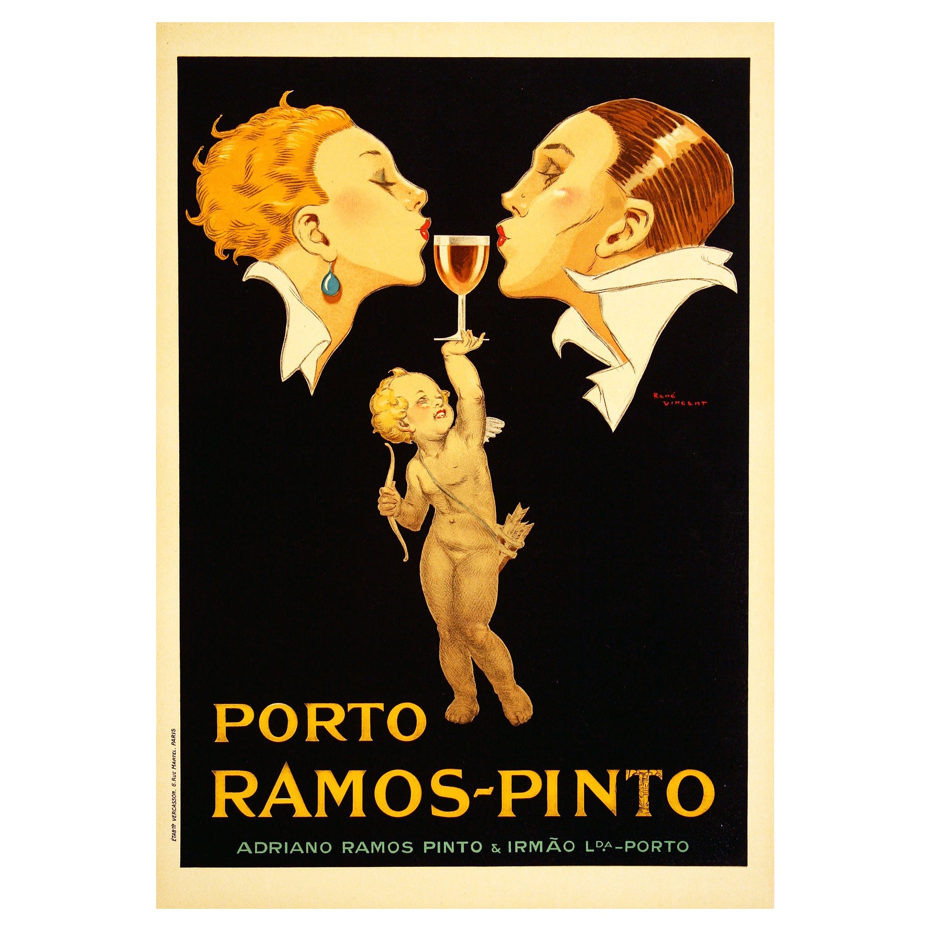 Porto Ramos, 1920 Vintage French Alcohol Advertising Poster