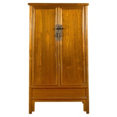 Armario para fideos de madera de olmo del siglo XIX de la dinastía Qing con cajones ocultos