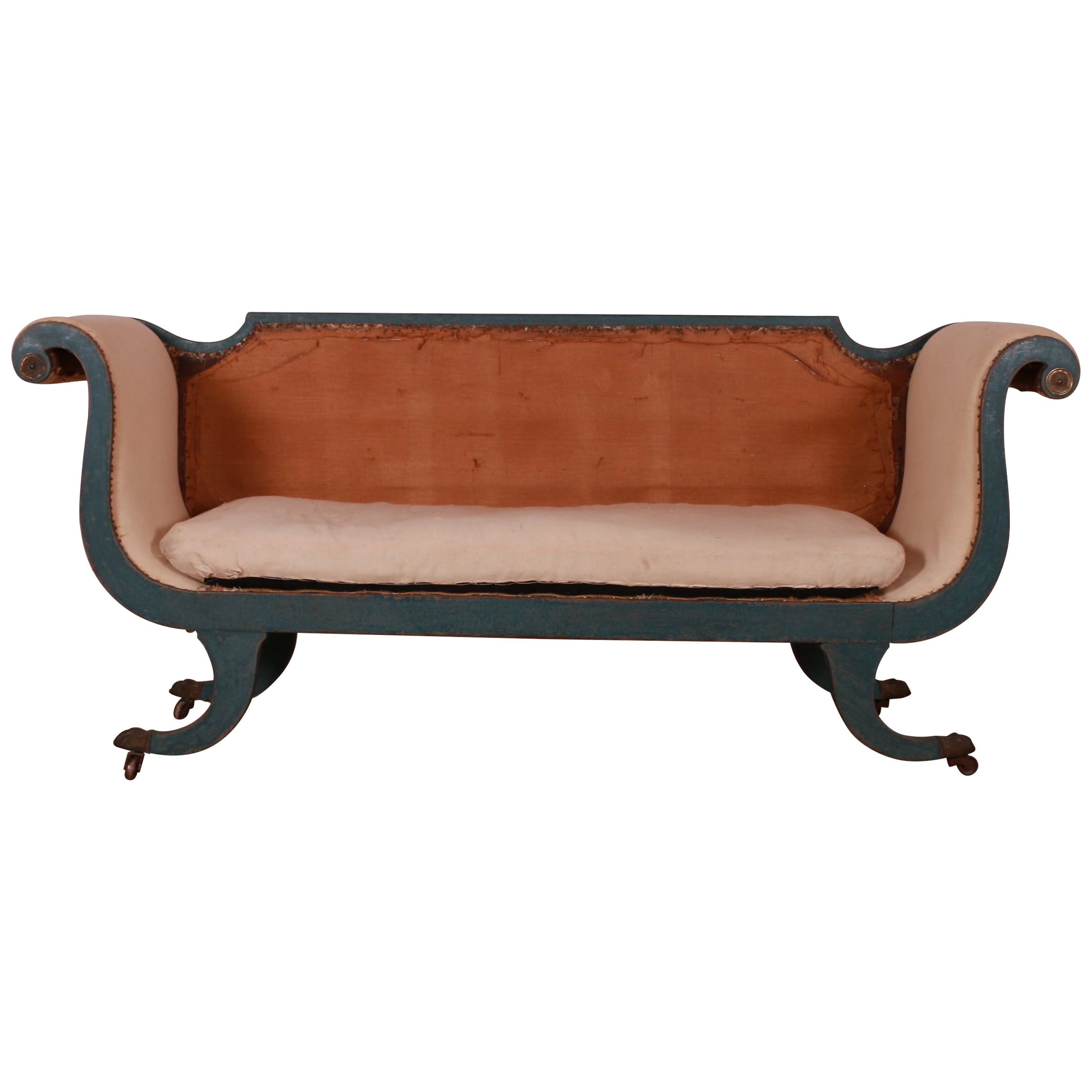 Edwardian Oak Box Sofa For Sale at 1stDibs