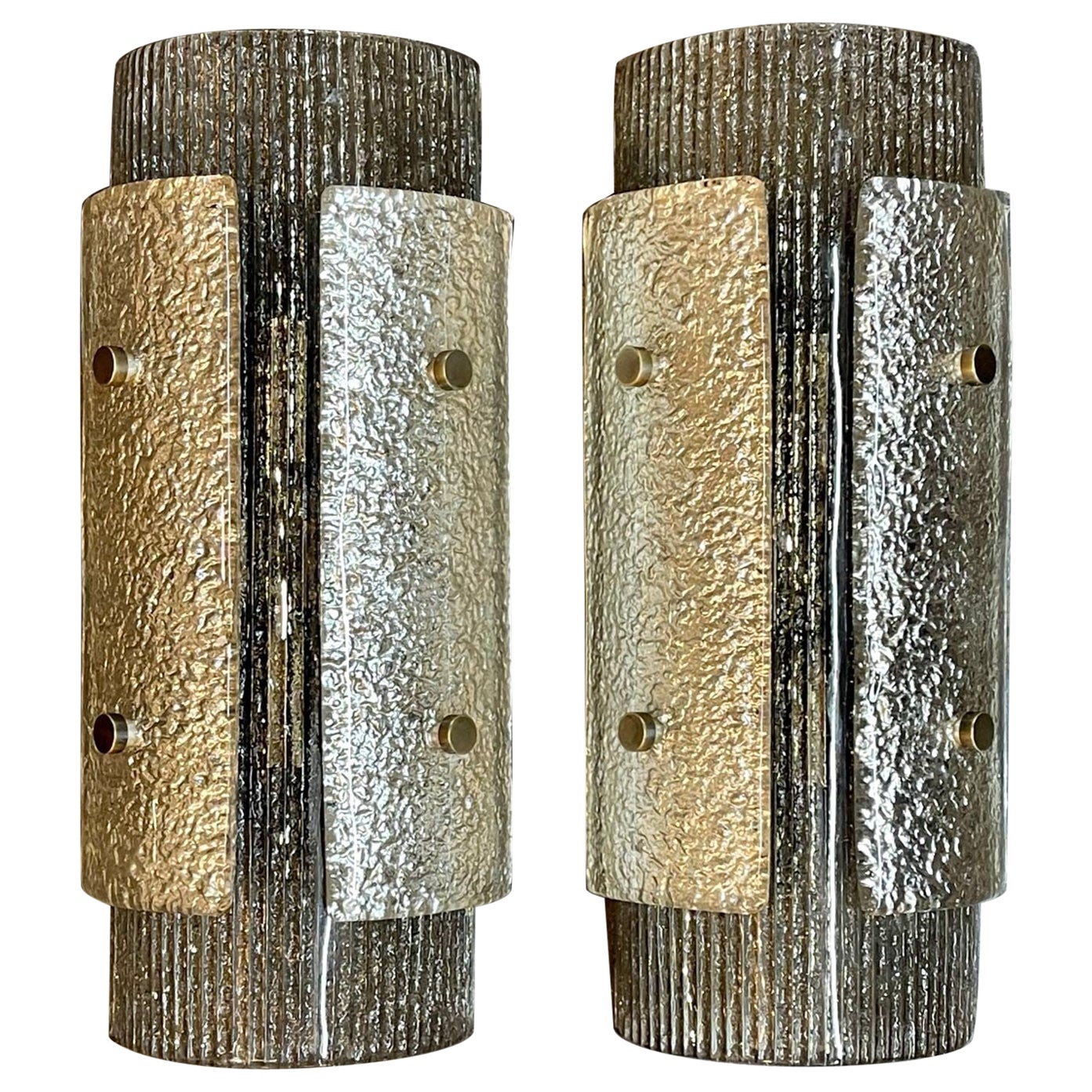 Murano Layered Sconces For Sale