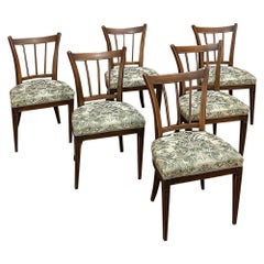 Ensemble de six chaises de salle à manger suédoises du 19ème siècle