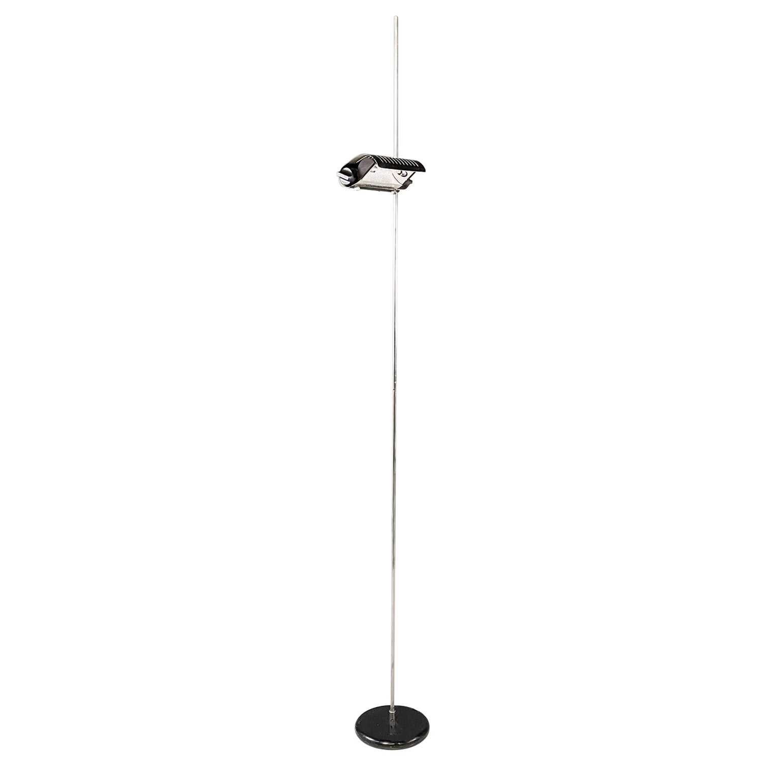 Lampadaire réglable moderne italien Alogena 626L de Joe Colombo pour Oluce, 1970 en vente