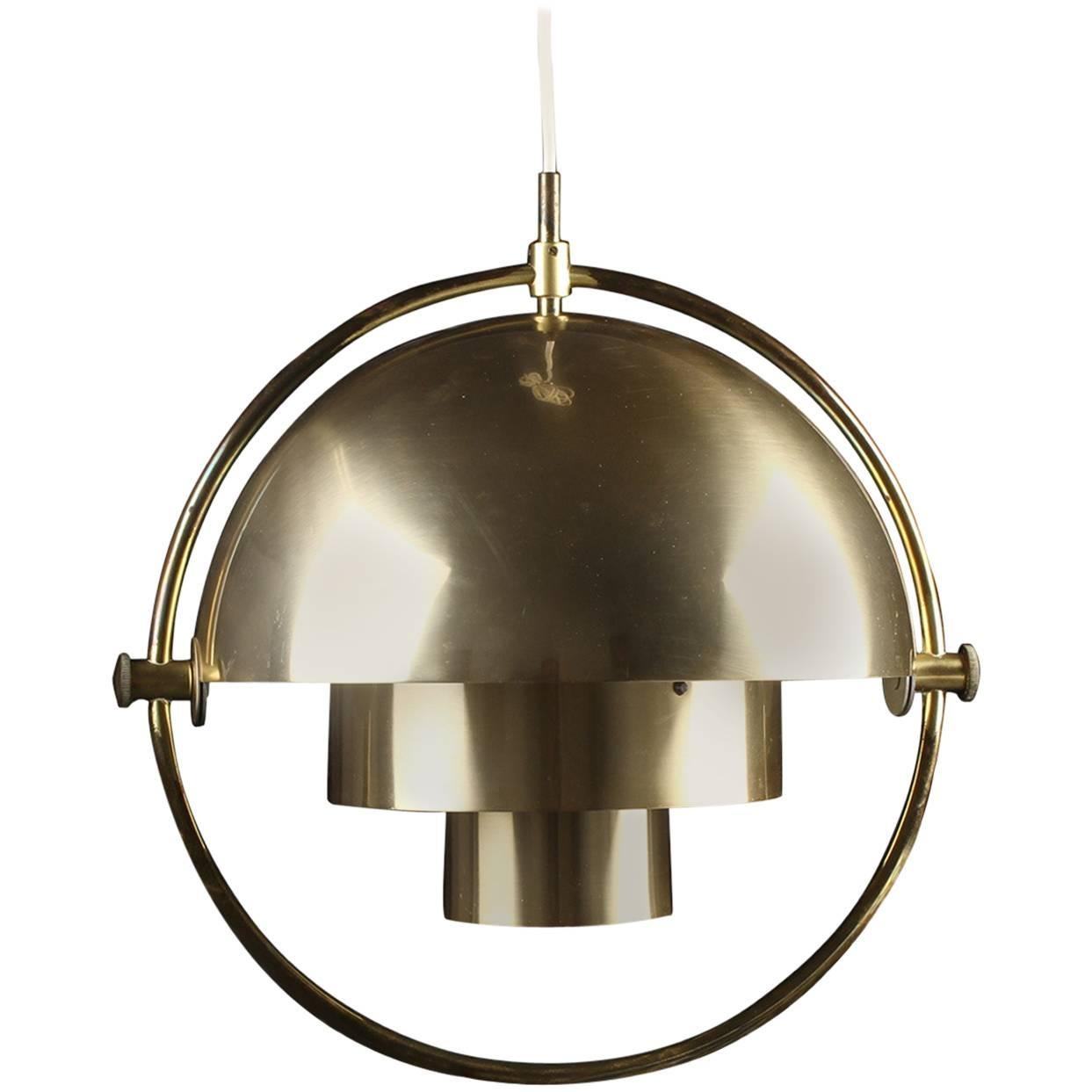 Original Multi-Light Pendant by Louis Weisdorf for Lyfa/ 4 available