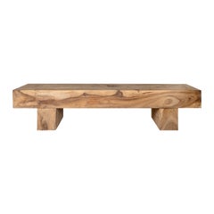 Architectural Teak Plank Low Table