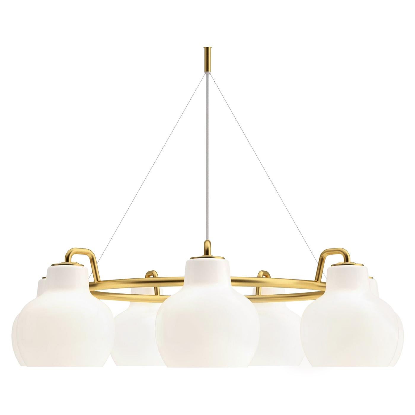 US Version Louis Poulsen, Pendant 7 Light by Vilhelm Lauritzen For Sale