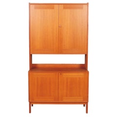 Mid-Century Hutch Cabinet