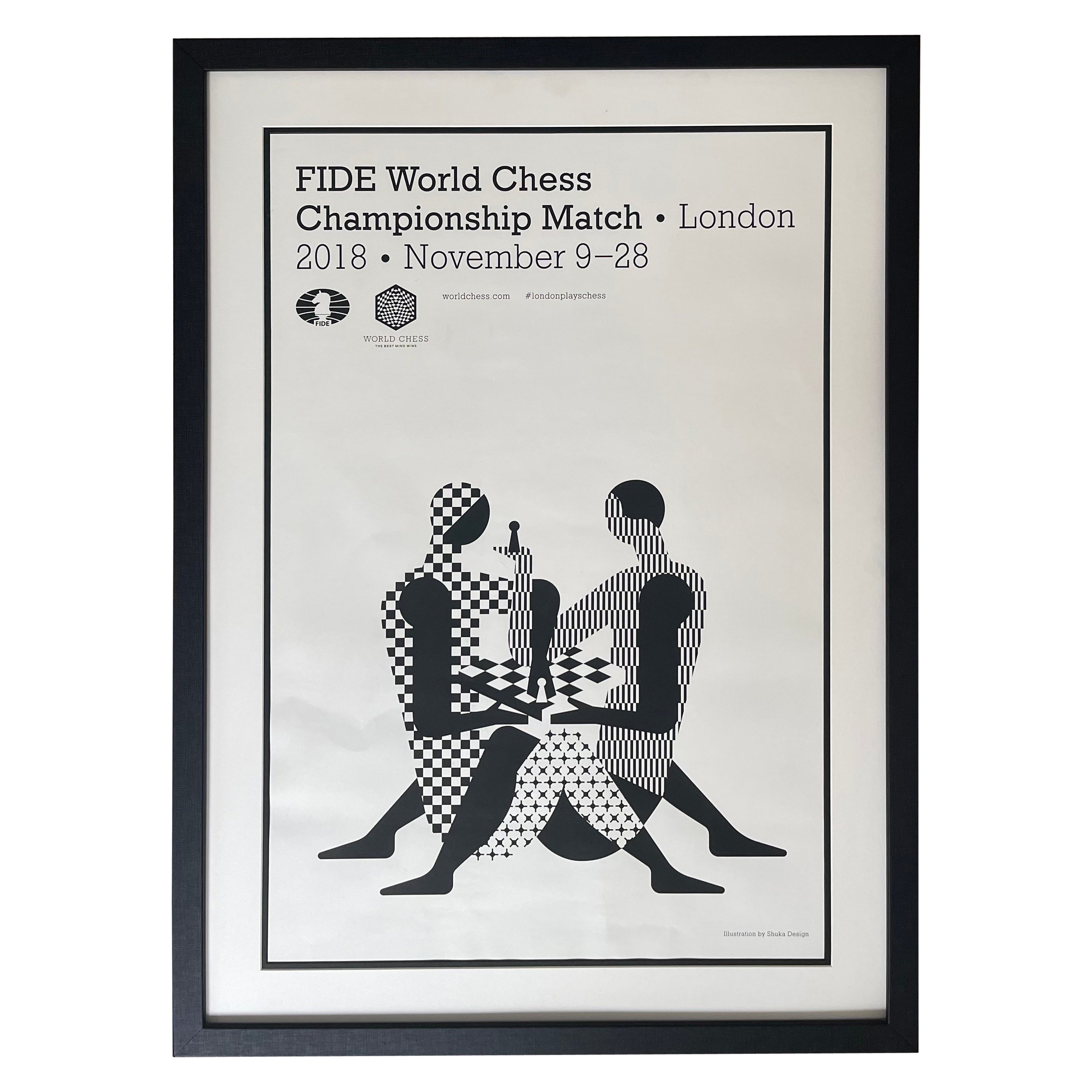 FIDE World Chess Championship "Karma Sutra" Poster, 2018