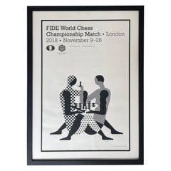 Affiche du championnat mondial d'échecs du monde de la FIDE « Karma Sutra », 2018