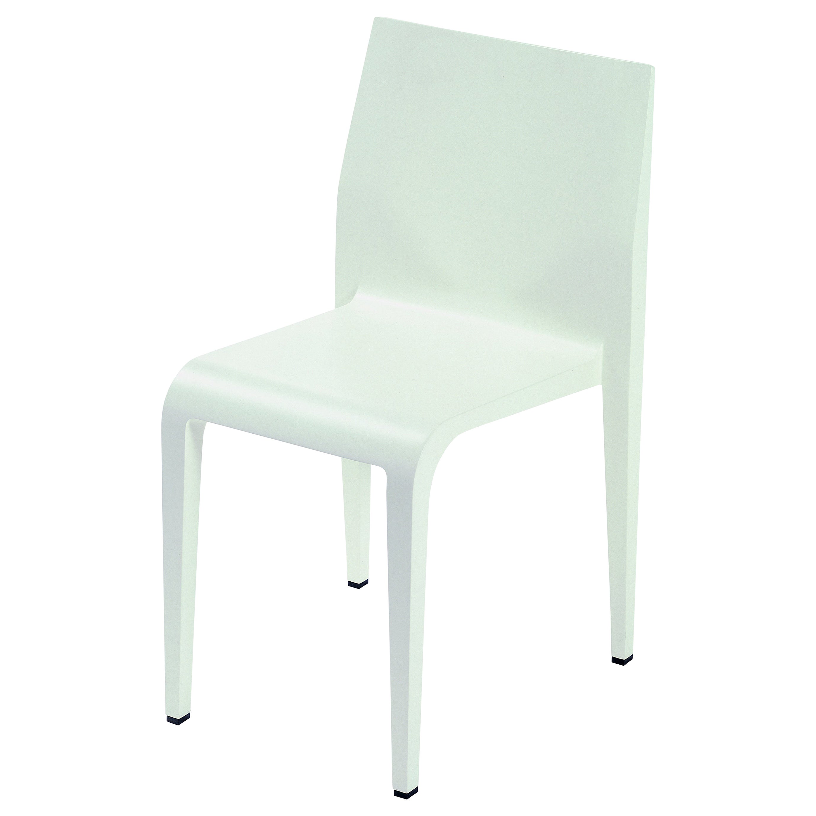 Alias 301 Laleggera Chair in White Color Stained Wood by Riccardo Blumer