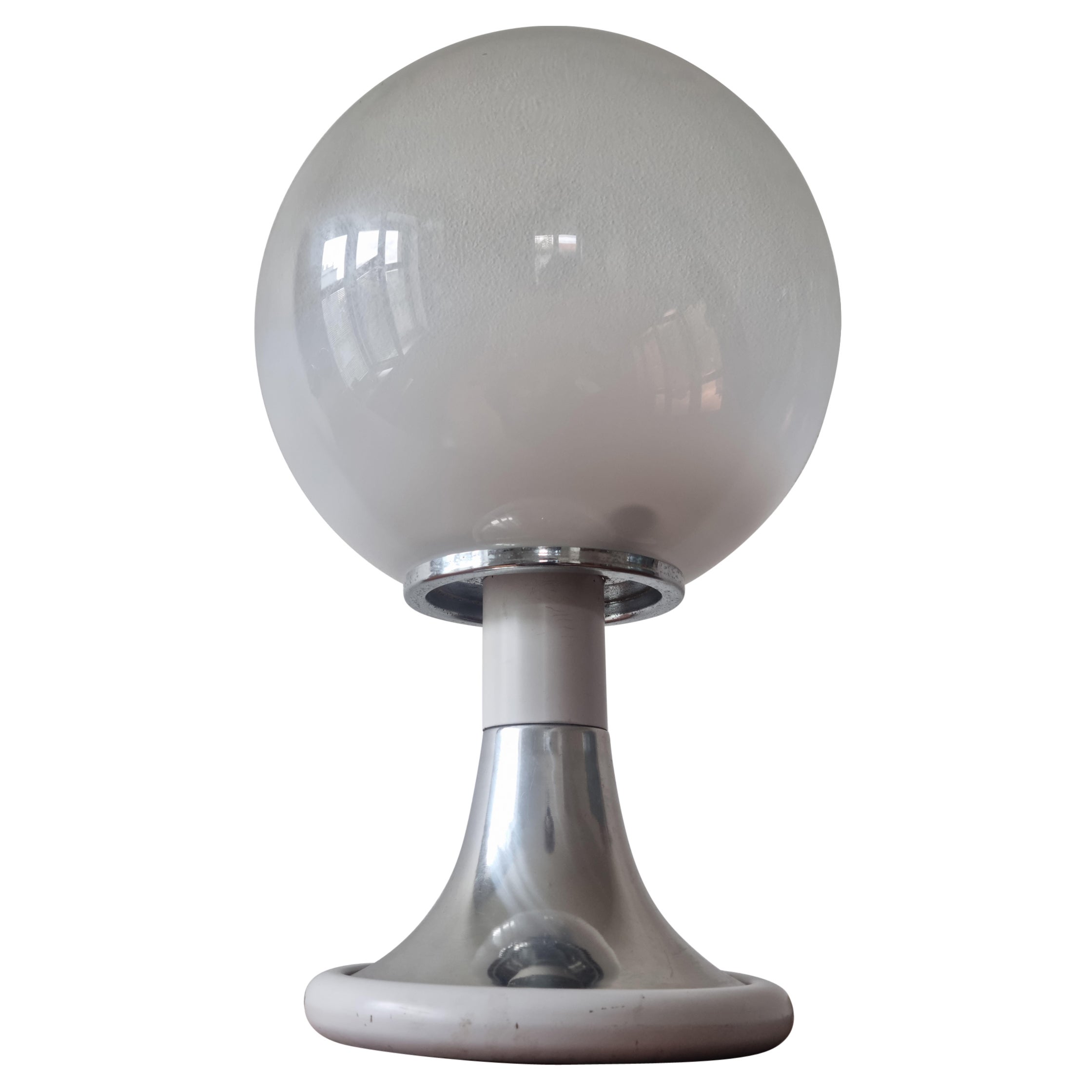 Midcentury Table Lamp or Flushmount Targetti Sankey, Italy, 1970s For Sale