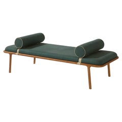 Belts XL Carpanese Home Italia Bench with Massive Wooden Base Modern 21stCentury
