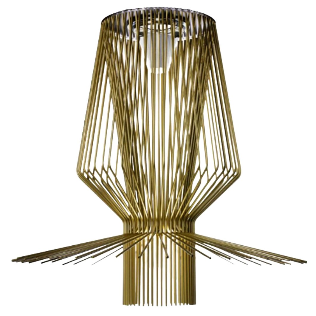 Atelier Oi 'Allegro Assai' LED-Kronleuchterlampe in Gold für Foscarini im Angebot