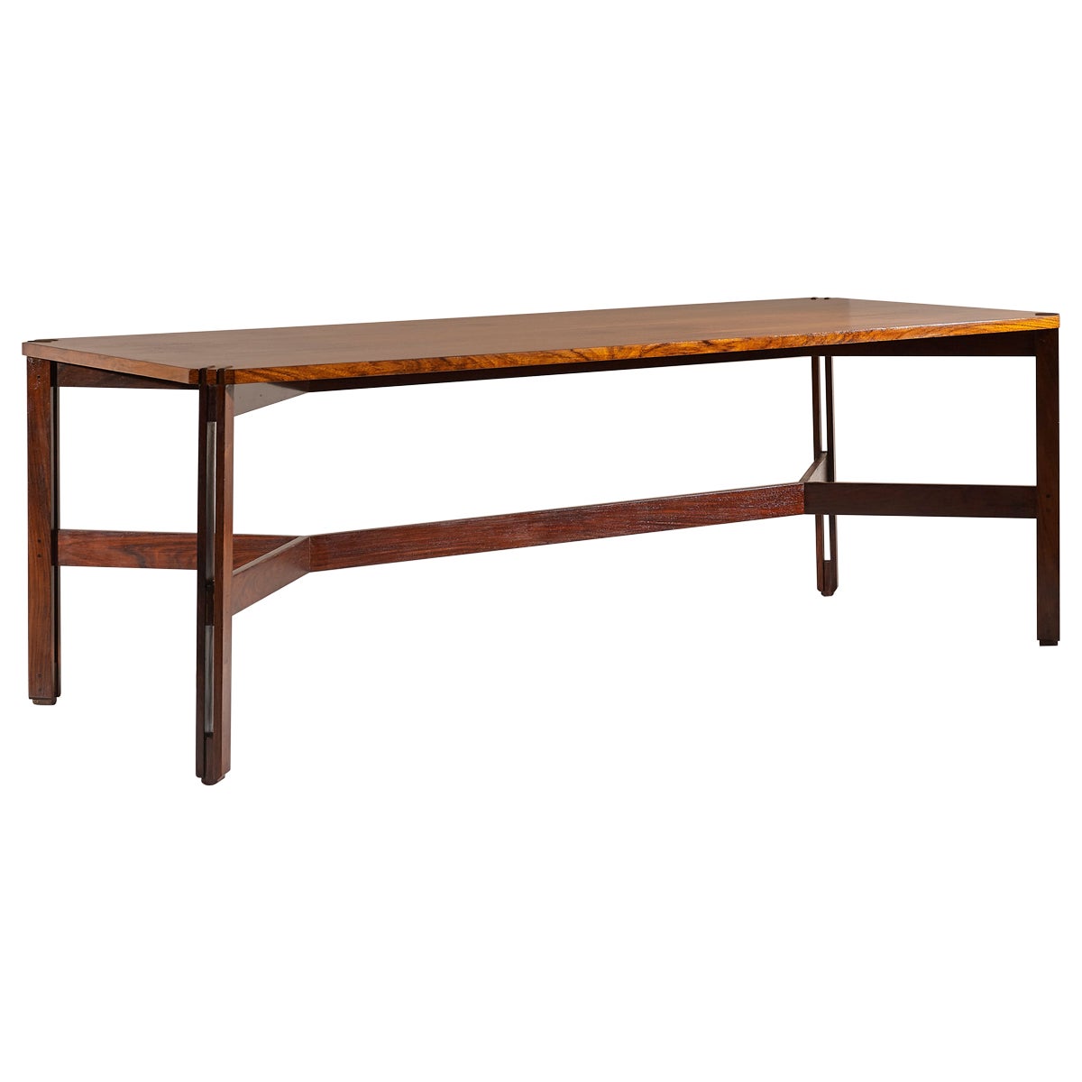 Table de salle à manger en bois de rose Ico Parisi Mod. 754/2 pour Figli Di Amedeo Cassina, 1959 en vente