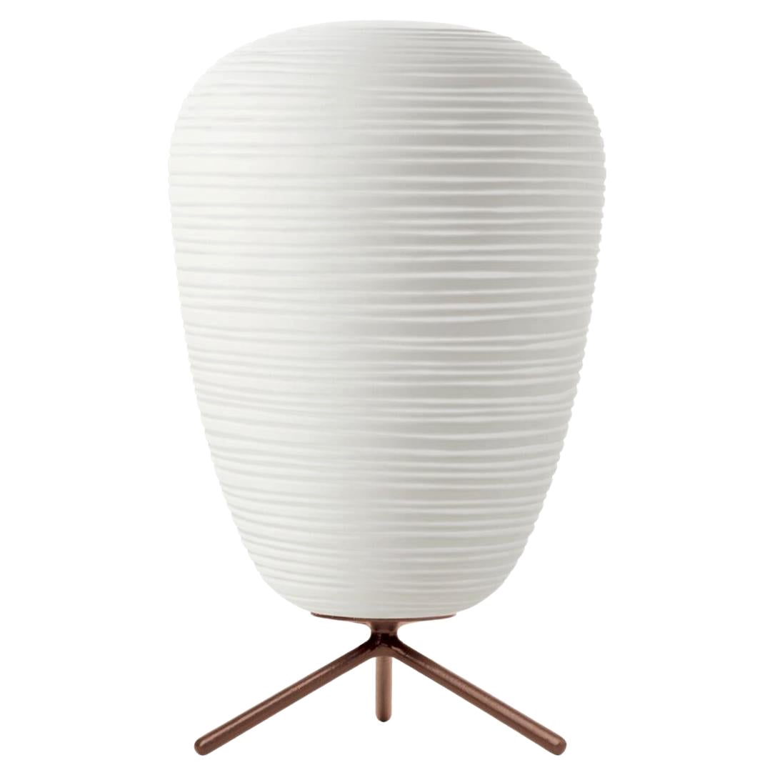 Large ‘Rituals 1’ Hand Blown Opaline Glass Table Lamp in White for Foscarini For Sale