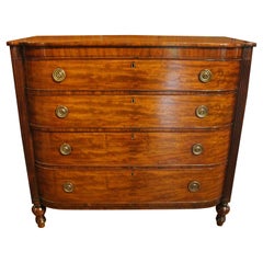 Antique George IV Period Bowfront Chest of Drawers