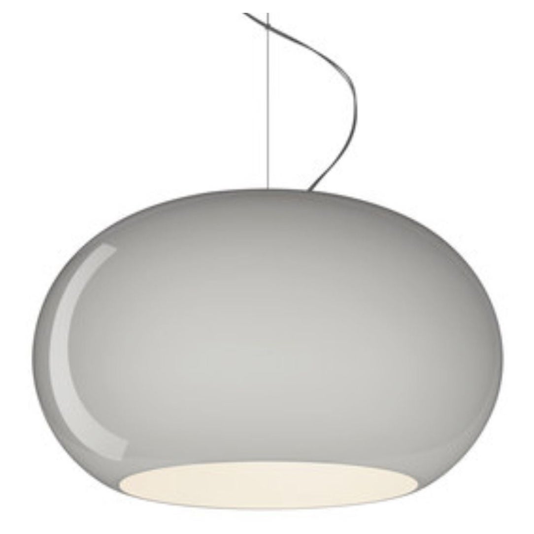 Rodolfo Dordoni ‘Buds 2’ Handblown Glass LED Pendant Lamp in Grey for Foscarini For Sale