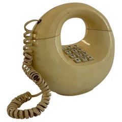 Vintage 20th Century Cream Loop Western Electric Telephone