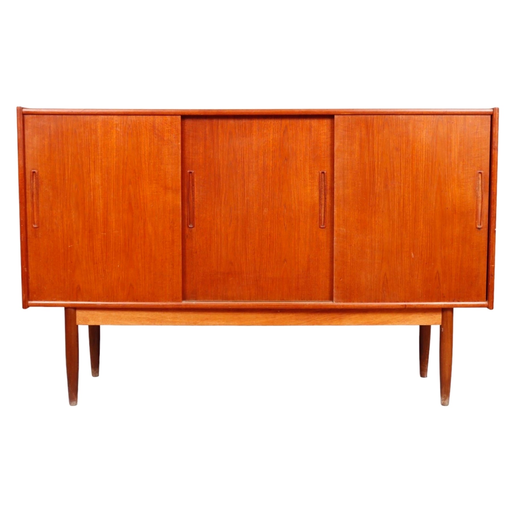 Danish Mid-Century Teak Sideboard For Sale