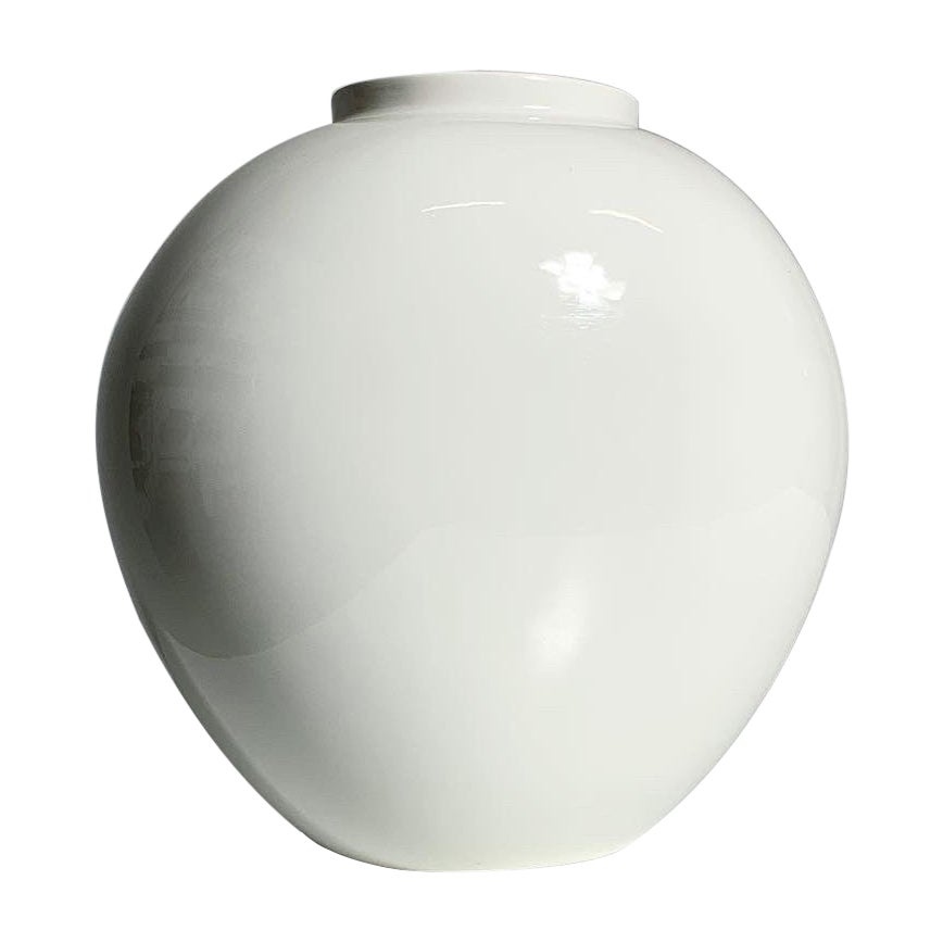 Trude Petri Heart Shaped Porcelain Vase KPM Berlin 1930s Bauhaus Design