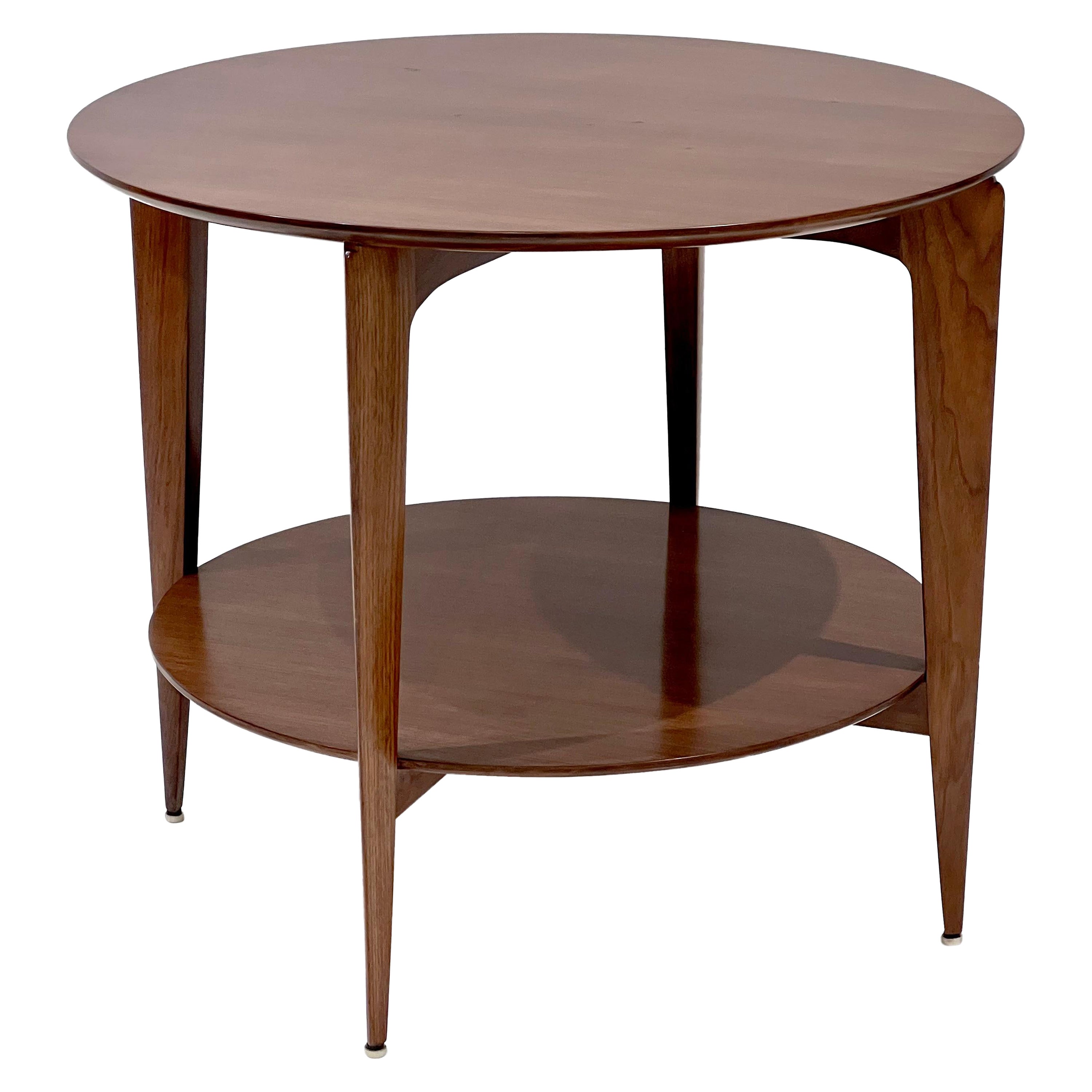 Two-Tiered Occasional Table by Gio Ponti for Singer & Sons. For Sale