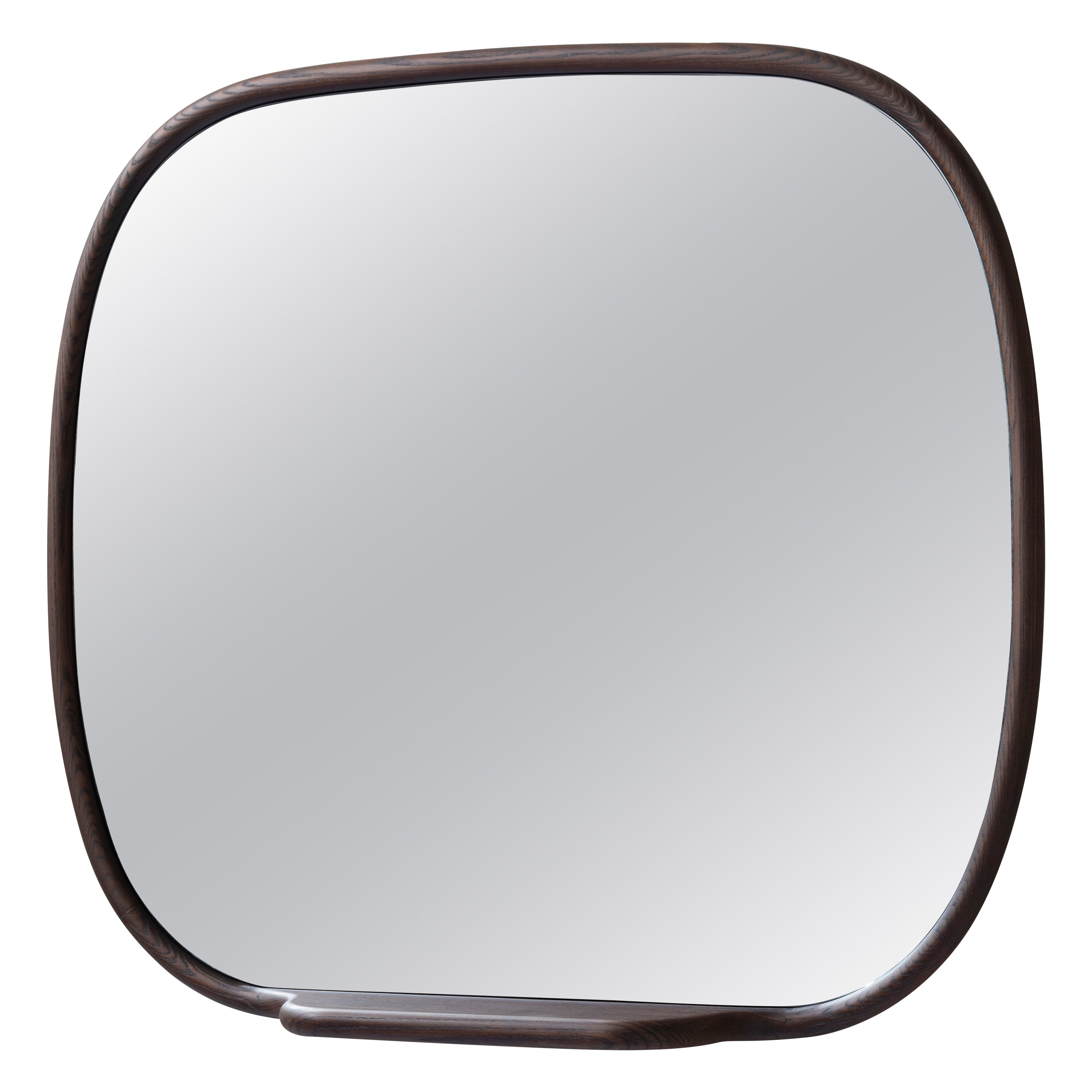 Shine Carpanese Home Italia Ash Wood Mirror Modern 21st Century For Sale