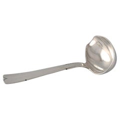 Vintage Hans Hansen Silverware No. 7. Art Deco Sauce Spoon in Sterling Silver, 1930s