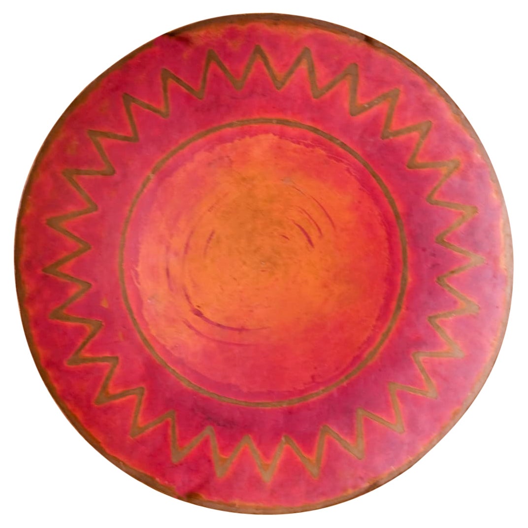 Decorative Copperware Plates, 30's For Sale