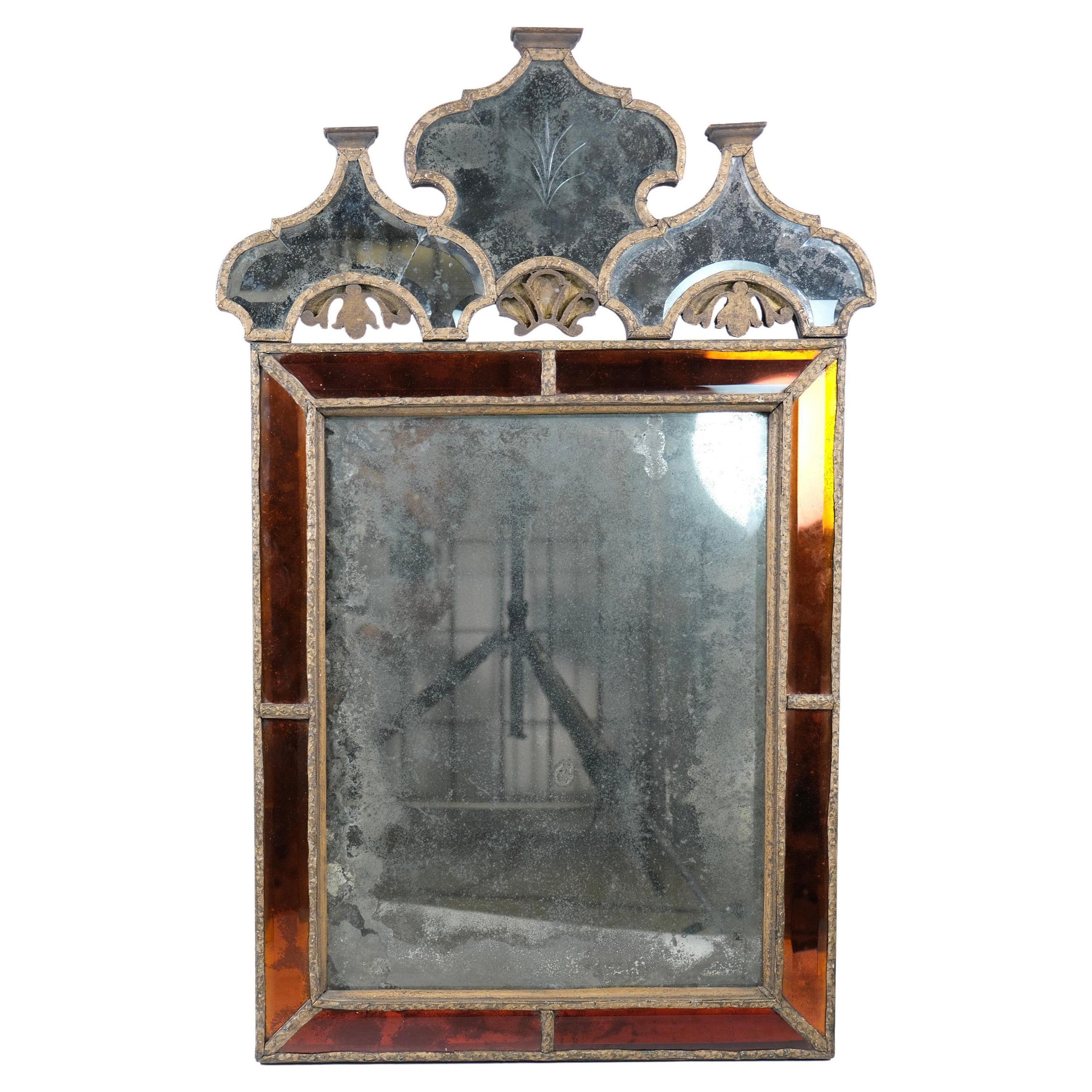 Baroque-Mirror, Precht Late 17th C