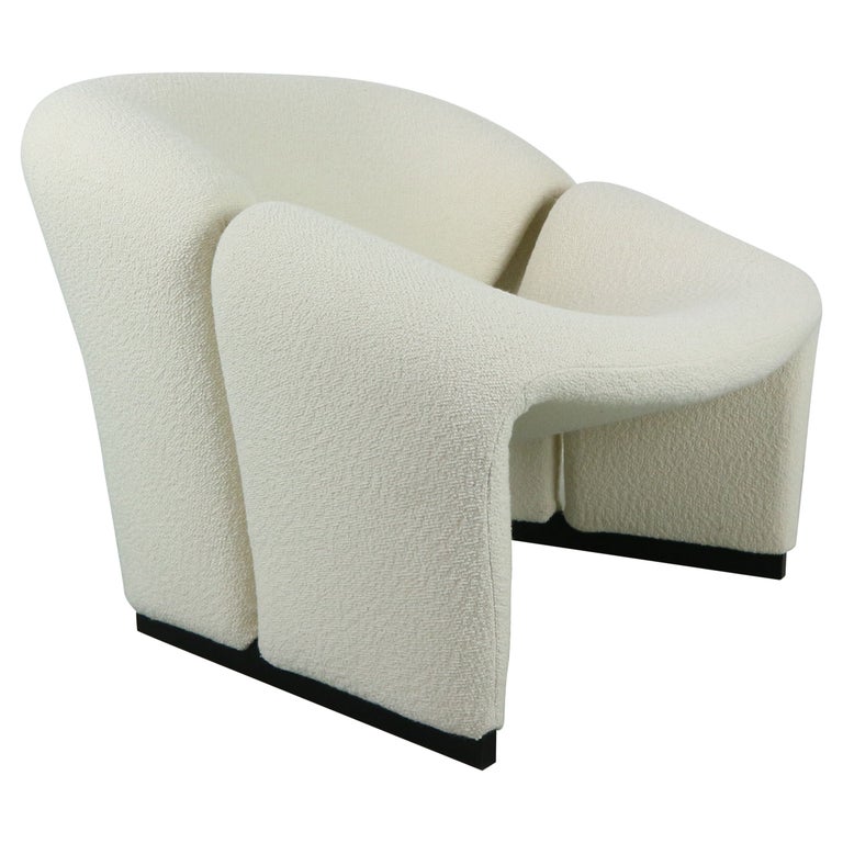 Pierre Paulin 1st Edition F580 Groovy Armchair for Artifort, New Upholstery