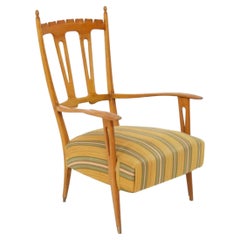 Paolo Buffa Vintage Armchair in Wood